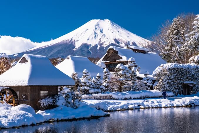 富士山中湖冬季巴士一日遊