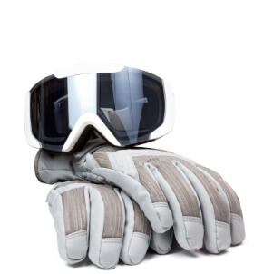 Goggles, gloves, caps