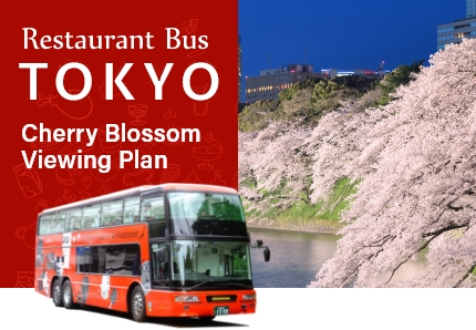 Cherry Blossom Viewing Plan - Restaurant Bus Tokyo