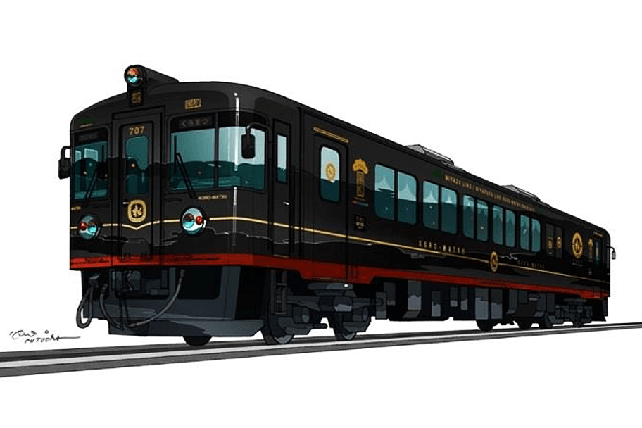 Tango KURO-MATSU Train was designed by Eiji Mitooka