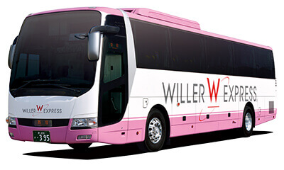 좌석 지정은 WILLER EXPRESS가 운행하는 고속버스만 가능합니다