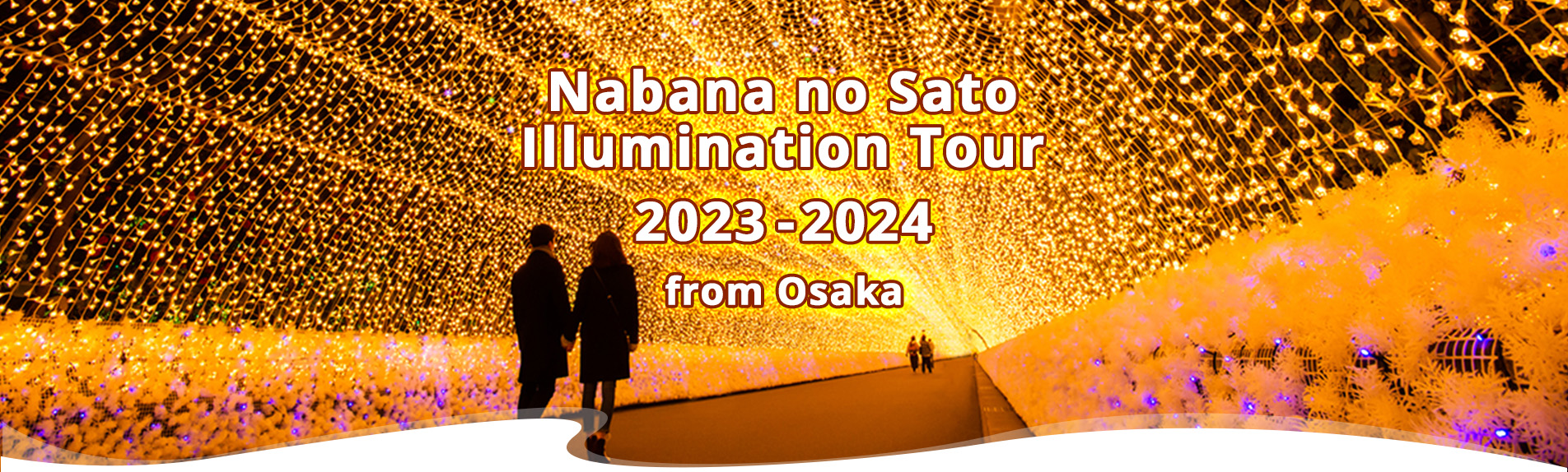 Nabana no Sato Illumination & Nagashima Spaland from Osaka