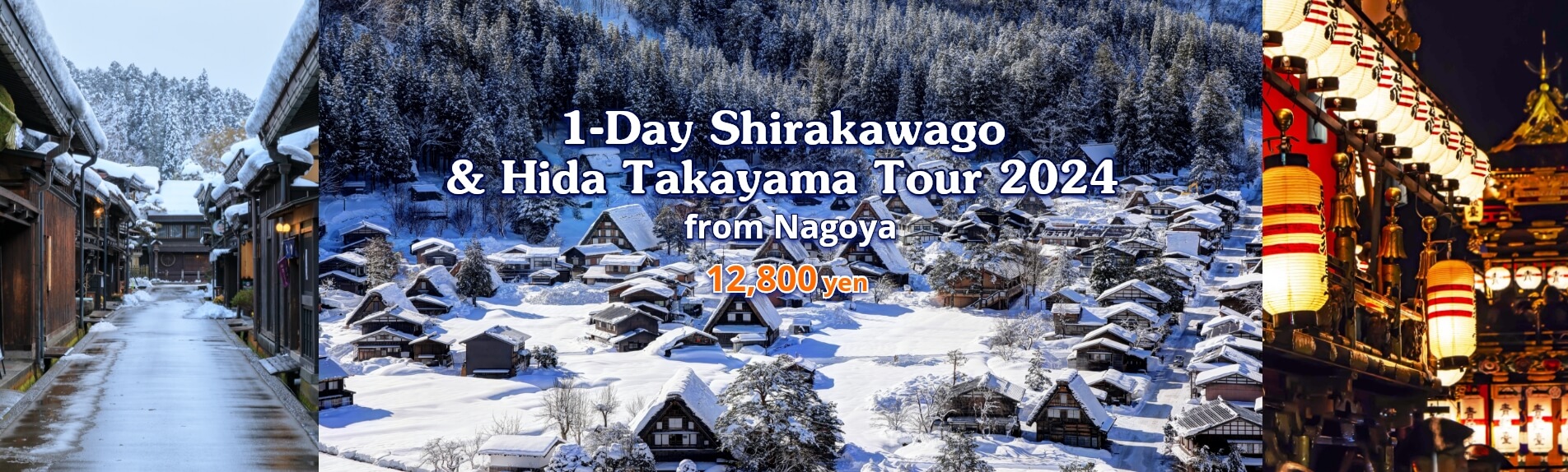 1-Day Shirakawago & Hida Takayama Tour 2024 from Nagoya