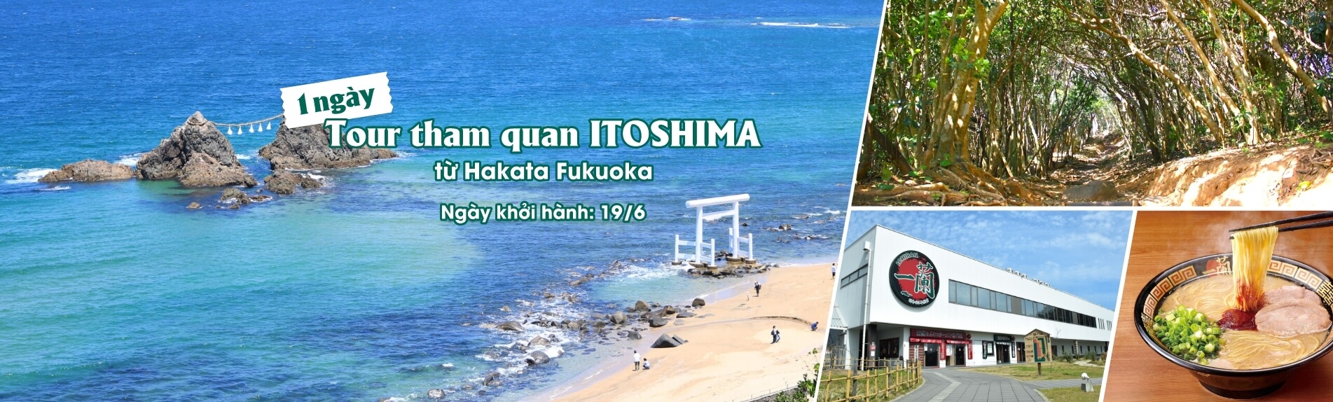 1-DAY ICHIRAN Tour in ITOSHIMA